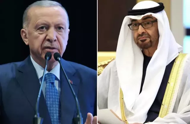 Cumhurbaşkanı Erdoğan, Al Nahyan ile görüştü