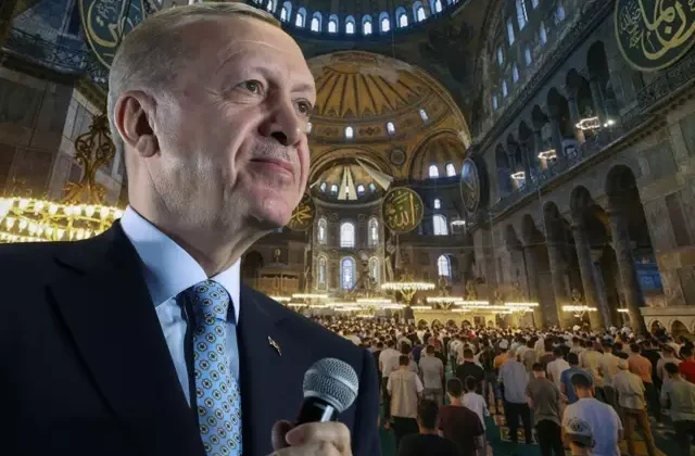 Cumhurbaşkanı Erdoğan’dan Ayasofya mesajı: Ebediyen özgür kalacak