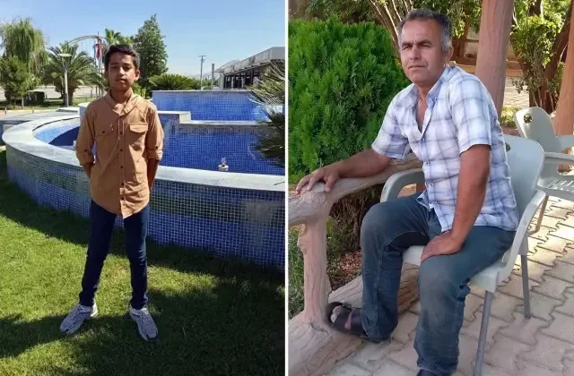 Devrildikten sonra alev alan tırda baba ve oğlu can verdi