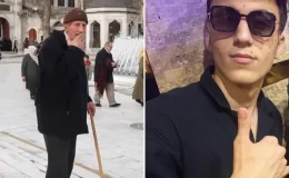 Devrilen otomobil dede ve torununa mezar oldu