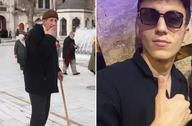 Devrilen otomobil dede ve torununa mezar oldu