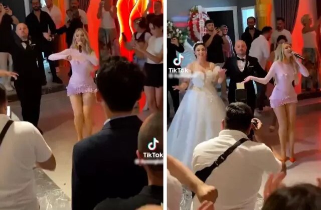 Dünyaca ünlü şarkıcı Otilia, Giresun’daki bir düğünde sahne aldı