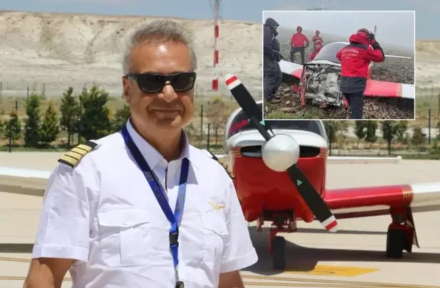 Düşen uçağın pilotunun çocukluk hayalı yarım kaldı