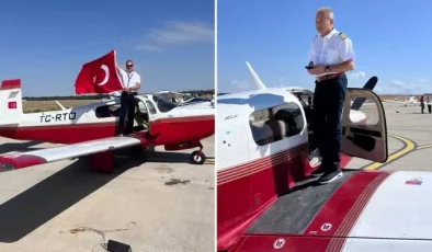 Düşen uçağın pilotunun son fotoğrafı yürekleri yaktı