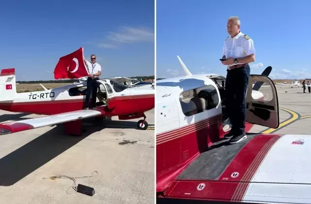 Düşen uçağın pilotunun son fotoğrafı yürekleri yaktı
