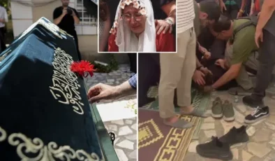Düşen uçakta hayatını kaybeden pilot son yolculuğuna uğurlandı, oğlu fenalaştı