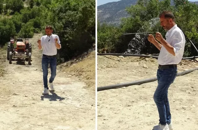 Emekli olup döndüğü memleketinin su sıkıntısını çözdü