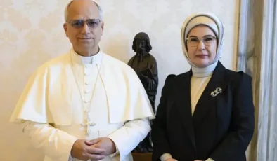 Emine Erdoğan, Papa 14. Leo ile görüştü