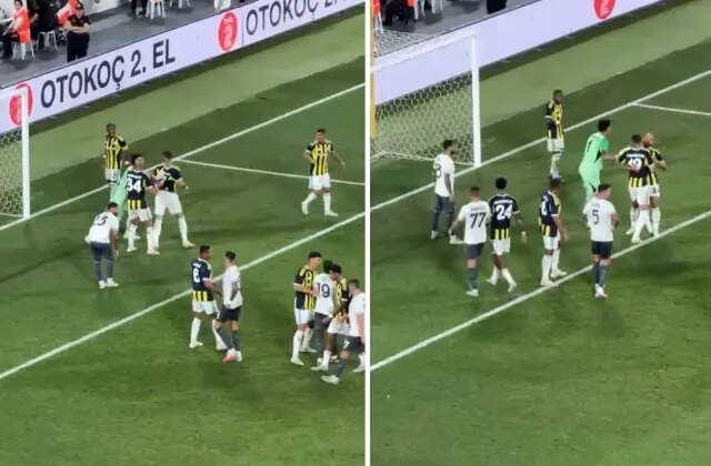 Fenerbahçe’nin yıldızları maç içinde birbirine girdi