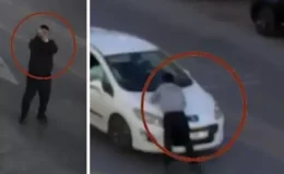 Fenerbahçe stadı önünde el hareketi yaptı! Uyaran güvenlik görevlisini arabayla metrelerce sürükledi