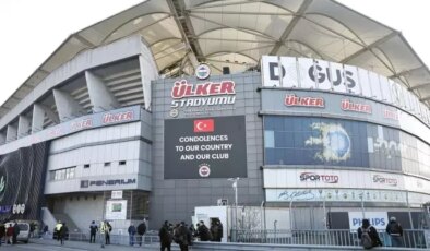Fenerbahçe, stadyum dışındaki isim tabelasını “Chobani” olarak değiştirdi