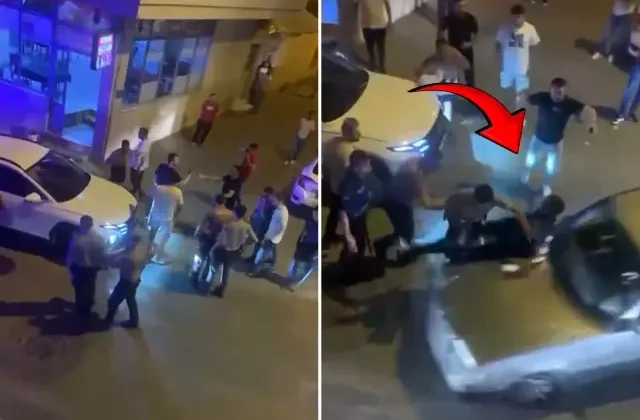 Firari hükümlünün yakınları polisleri ezdi