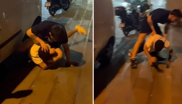 Gençlerin sosyal medyadaki tartışması, tekme tokat kavgayla bitti