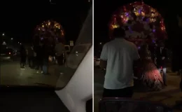 Görüntü Van’dan! Sürücü farkında olmadan dünyanın en ilginç geçişini kaydetti