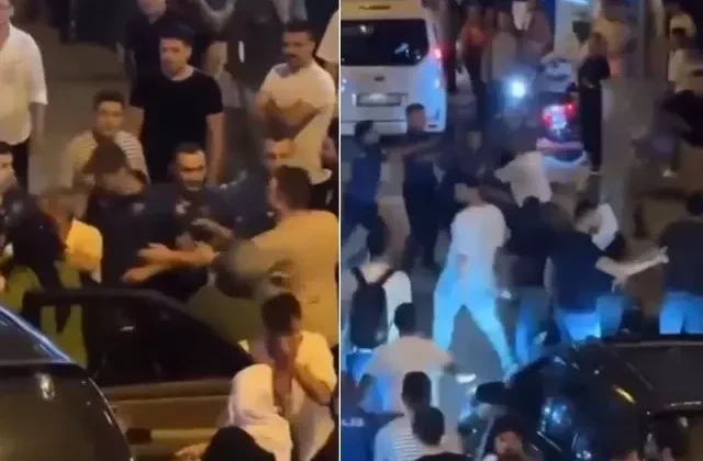 Hatalı park uyarısı yapılan sürücü ve yakınları polise saldırdı