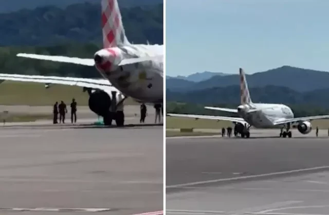 Havalimanına izinsiz giriş yapan adam, uçak motoruna kapılıp hayatını kaybetti