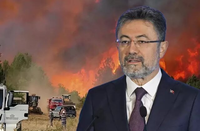 Bakan Yumaklı: Şehitler verdiğimiz Eskişehir yangınını an itibari ile kontrol altına aldık