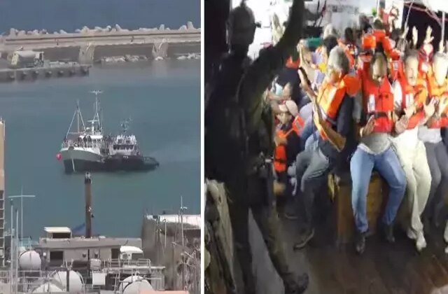 İsrail’in uluslararası sularda alıkoyduğu Hanzala gemisi, Aşdod Limanı’na ulaştı