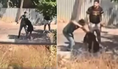 İstanbul’un göbeğinde dehşet! Kafasına silah dayadığı kadına tekme tokatla saldırdı