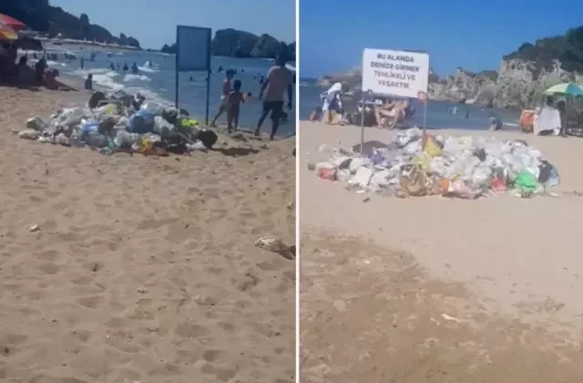 İstanbul’un meşhur plajı çöplerden geçilmiyor