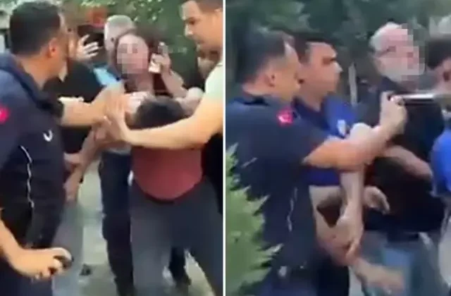 Zabıtalar, seyyar satıcıyı tekme tokat dövdü