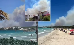 İzmir’deki yangın Çeşme’ye de sıçradı! Tahliye anonsları yapılıyor