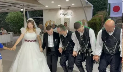 Japonya’dan Düzce’ye gelin geldi! 13 bin kilometrelik aşk