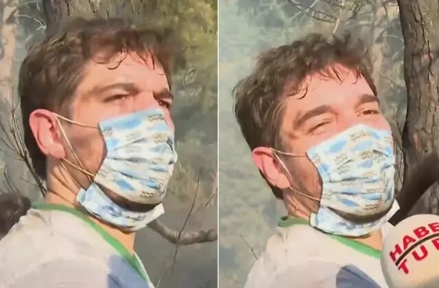 ‘Kaç saattir çalışıyorsunuz?’ sorusuna yangın söndürme gönüllüsünden mest eden yanıt