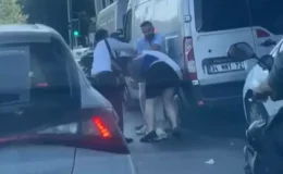 Kadın yolcu araçta sigara içmesine karşı çıkan taksiciye saldırdı