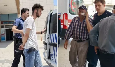 Kendisini hortumla serinletmeyen bahçıvanı tekme ve yumrukla darbetti
