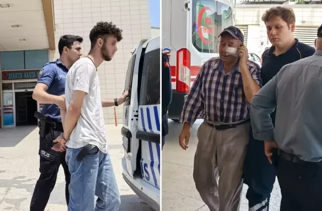 Kendisini hortumla serinletmeyen bahçıvanı tekme ve yumrukla darbetti