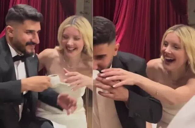 Kız isteme törenin seyrini değiştiren söz! Gelin tuzlu kahveyi içmek için damatla yarıştı