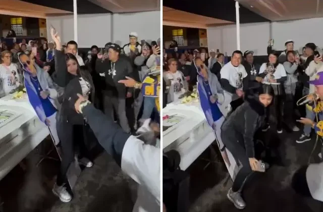 Kocasının tabunun yanında twerk yapan kadın sosyal medyayı ikiye böldü
