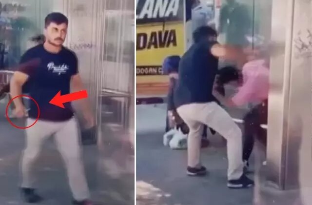 Komşusunun kızına tornavida ile saldırdı
