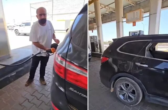 Türk vatandaşı Libya’da! Aracının deposunu fulledi, ödediği paraya inanamadı