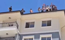 Maaşlarını alamayan inşaat işçilerinden toplu intihar girişimi