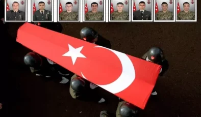 Metan gazı nedeniyle şehit olan 8 askerimizin kimlikleri belli oldu
