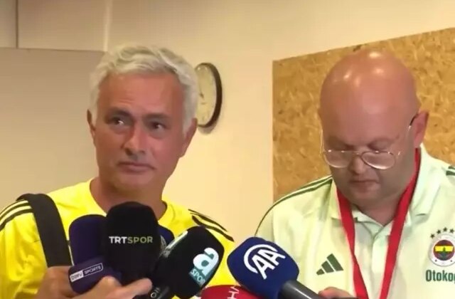 Mourinho Ali Koç’u eleştirdi! Tercüman o sözleri çevirmedi