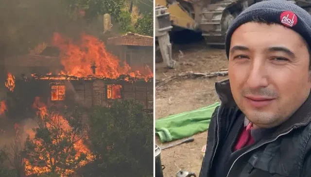 Ödemiş’teki yangından acı haber! Orman işçisi şehit oldu