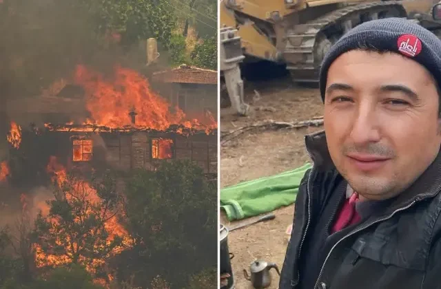 Ödemiş’teki yangından acı haber! Orman işçisi şehit oldu