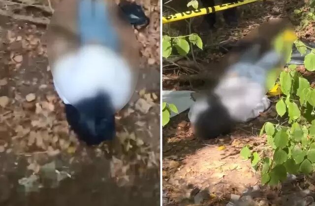 Ormanlık alanda başına çöp poşeti geçirilip bantlanmış erkek cesedi bulundu