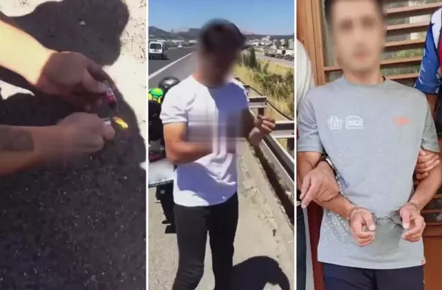 Otluk alana torpil atarak yangın çıkarmaya çalışan genç yakalandı! İfadesi “pes” dedirtti