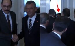 Özgür Özel – İbrahim Kalın görüşmesine damga vuran isim! Kapının arkasına geçip…
