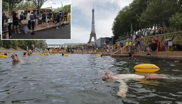 Paris’te 102 yıllık yasak kalktı, Seine Nehri halka açıldı