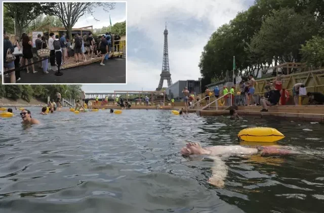 Paris’te 102 yıllık yasak kalktı, Seine Nehri halka açıldı