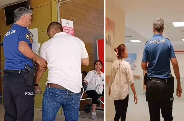 Parkta bıçakladığı kocasını elektrikli bisikletle önce eve sonra da hastaneye götürdü