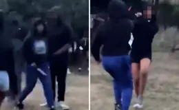 Parkta korkunç anlar! Ekmek bıçağı ile genç kıza saldırdı