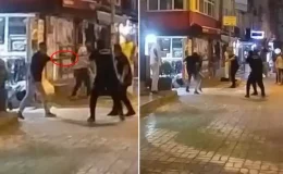 Polis kendisine bıçak çeken şahsı böyle etkisiz hale getirdi