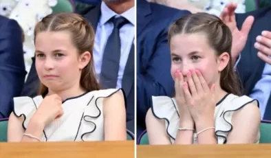 Prenses Charlotte Wimbledon finalinde sempatik hareketleri ile herkesi büyüledi