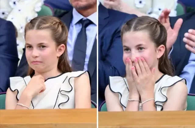 Prenses Charlotte Wimbledon finalinde sempatik hareketleri ile herkesi büyüledi
